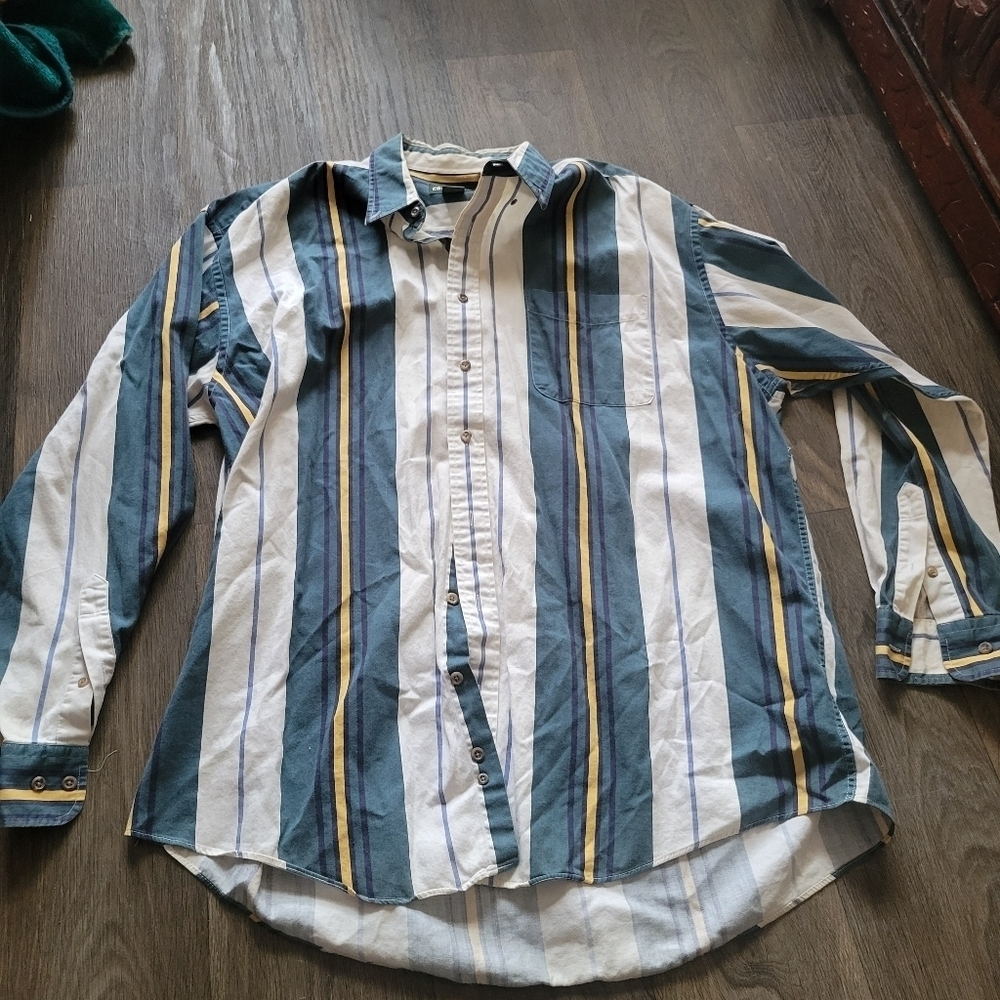 Vintage Cambridge Classic Button Down Top Size XLT